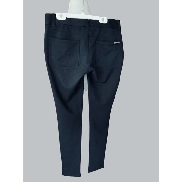 TORY BURCH LADIES DESIGNER BLACK ZIP FRONT 5 POCKET DESIGN LONG PANTS EUC XS - Picture 7 of 9